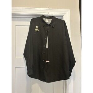 Appalachian State University Mountaineers Button Fishing Shirt LS Men's Size XL